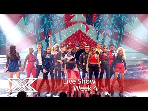 The Contestants open the show with DNCE | Results Show | The X Factor 2016