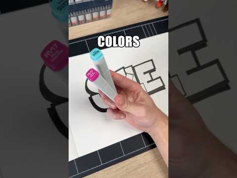 How To Add Color To Your Graffiti Piece For The Very First Time ✍️🔥 #graffititutorial #graffiti