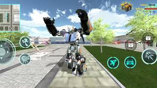 Robot upgrade version and transforming car game play YouTube video !