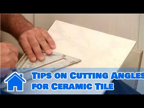 Part of a video titled Tile 101 : Tips on Cutting Angles for Ceramic Tile - YouTube