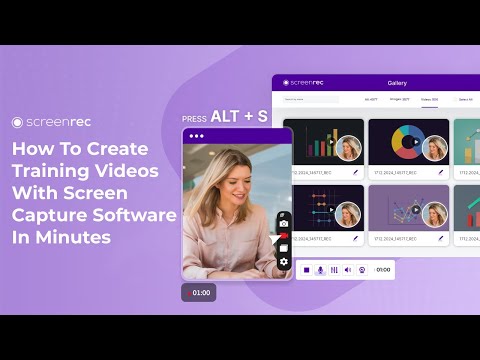 👉How To Create Training Videos With Screen Capture Software In Minutes