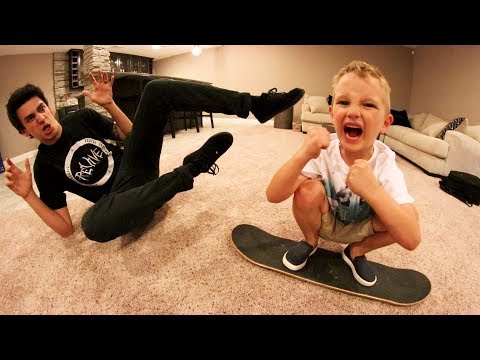 6 YEAR OLD BEATS ME IN CARPETBOARD S.K.A.T.E?!