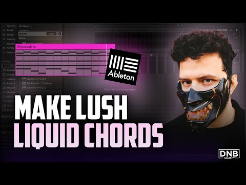 Video: making lush liquid drum and bass chords in Ableton Live with stock plugins