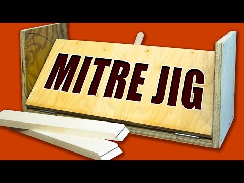 Table Saw Mitre Jig: Make Easy Mitres Cuts & Spline Joints Every Time! Video