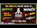 The Story And COMPLETE Arcade Games Of Atari Part 3 1984 1989