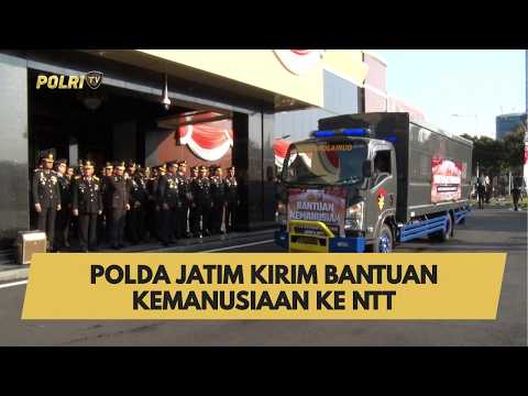POLDA JATIM KIRIM BANTUAN KEMANUSIAAN KE NTT