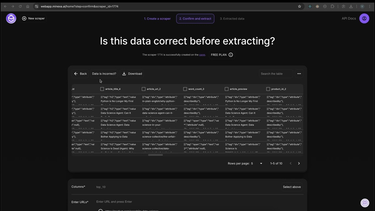 7 Steps to Data Extraction Mastery with Minexa.ai