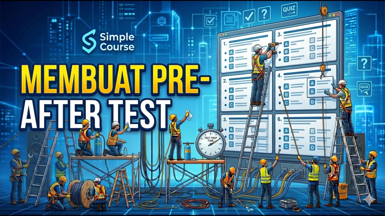 04 Membuat Pre After Test