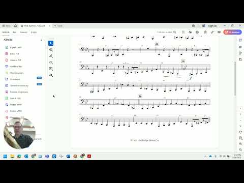 Pink Panther - Playing the Bass Line on Tuba