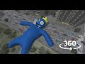 VR 360 Giant Blue Ruined The City Rainbow Friends