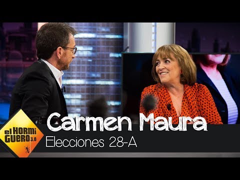 Carmen Maura opina sobre los candidatos a las elecciones del 28-A - El Hormiguero 3.0