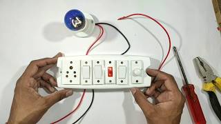 1 fan regulator 3 switch 1 socket 1 indicator connection wiring | electric wiring at home