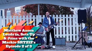 Video thumbnail for Mackie Across America: Matthew Aasen Loads in and Jams with Mackie SRT212 Speakers (Ep. 2 of 3) by Performer Magazine