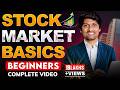 Stock Market Basics Beginners Complete Video