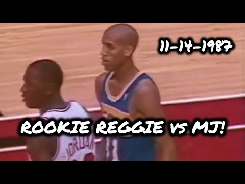 Fearless Rookie REGGIE MILLER Challenges Peak MICHAEL JORDAN! (14th November, 1987)