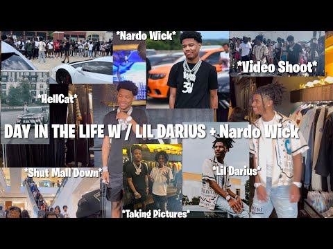 DAY IN THE LIFE W/ Lil Darius + Nardo Wick *we shut mall down*