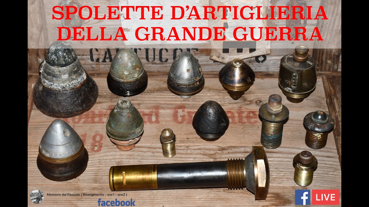 23.03.2021_Serate Culturali con Ermanno Telloni l'artiglieria della Grande Guerra: Le spolette