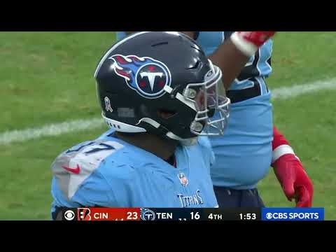 TItans HUGE PENALTY for running into the snapper seals the game vs. Bengals