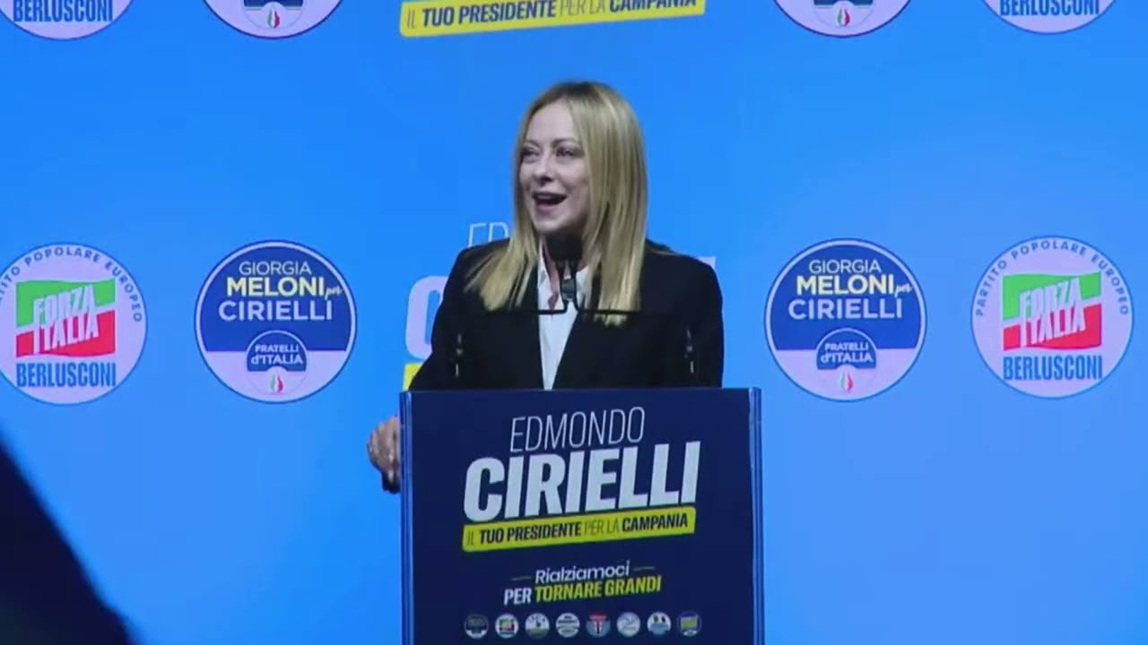 GIORGIA MELONI A NAPOLI: “QUESTA TERRA HA DIMOSTRATO DI ESSERE LA LOCOMOTIVA D'ITALIA"