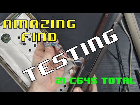 Amazing Commodore 64 Find - Basic Testing of All the Commodore's