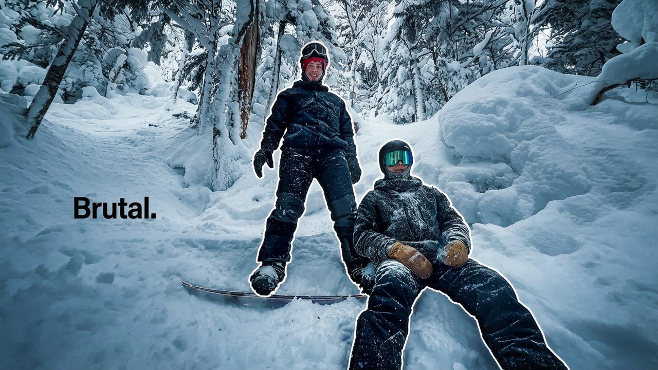 Skiing but EVERYTHING Goes Wrong...