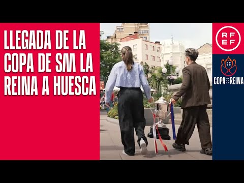 Llegada de la Copa de SM la Reina a Huesca | Final