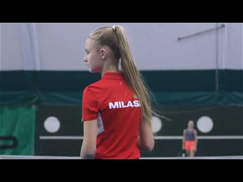 One day in Academy with junior tennis player Emilia Milash