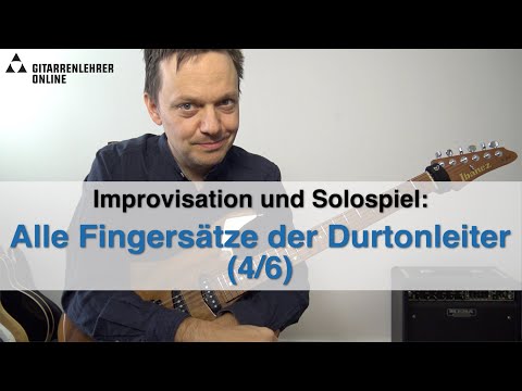 Solospiel: Die 5 Fingersätze (Shapes) der Durtonleiter 4/6