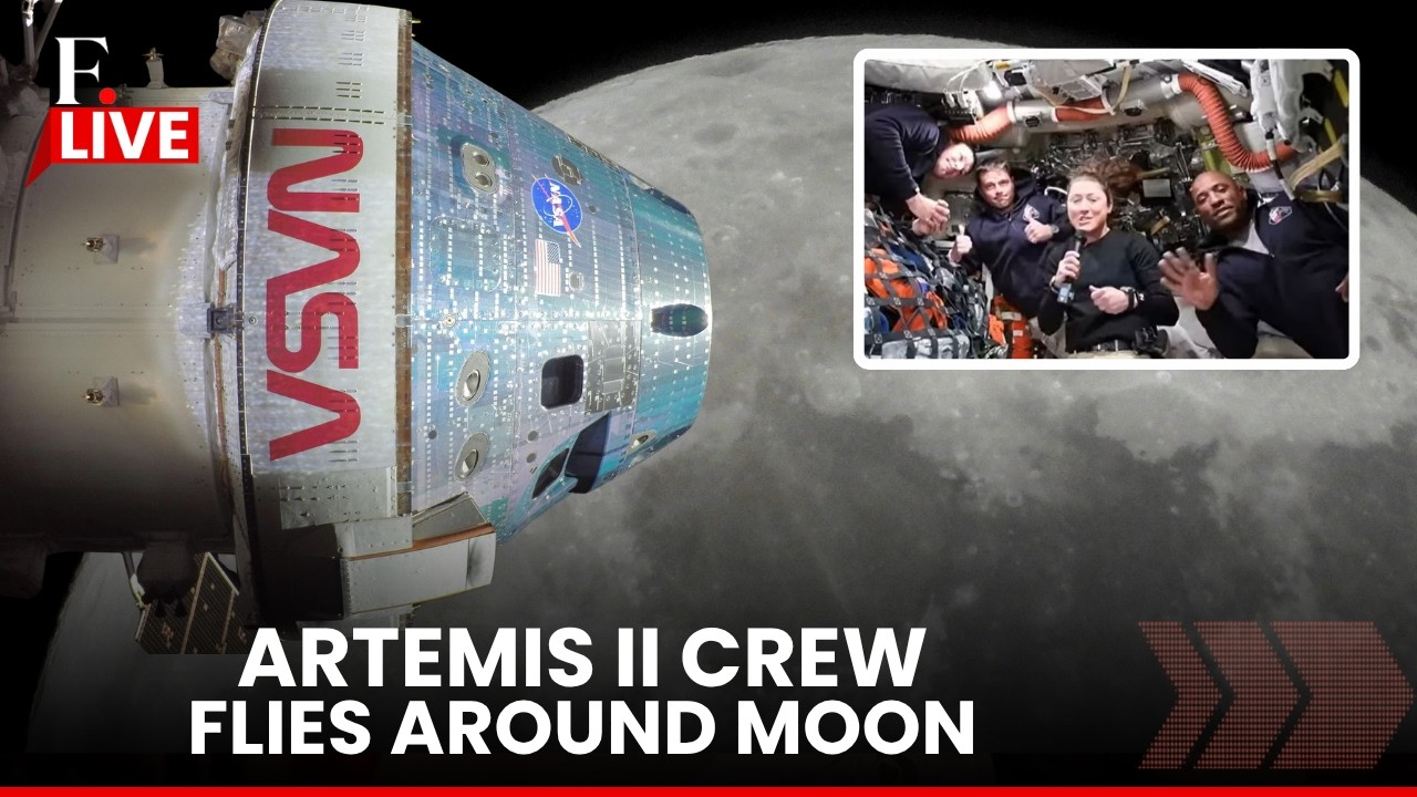 WATCH LIVE: Artemis II Crew Crosses Lunar Threshold | Lunar Flyby | NASA Moon Mission | Firstpost