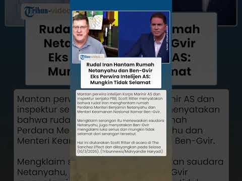Eks Perwira Intelijen AS Sebut Rudal Iran Hantam Rumah Netanyahu dan Ben-Gvir: Mungkin Tidak Selamat
