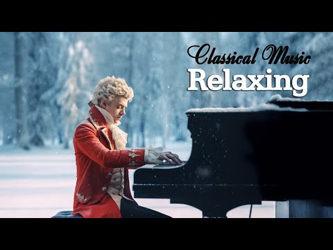 Классическая музыка, тихая музыка, падающий снег - Моцарт, Бетховен, Шопен, Чайковский, Бах...