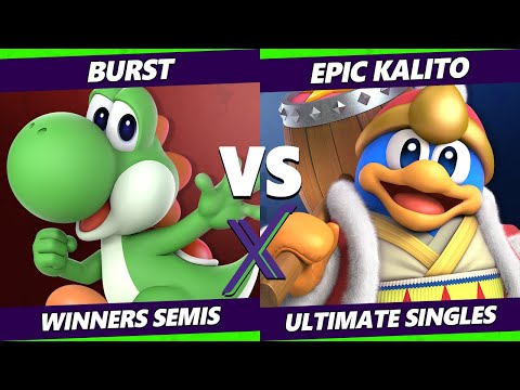 S@X 390 Online Winners Semis - Burst (Yoshi) Vs. Epic Kalito (Dedede) Smash Ultimate - SSBU