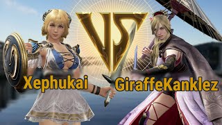 Xephukai (Sophitia) VS GiraffeKanklez (Setsuka) | Soulcalibur VI