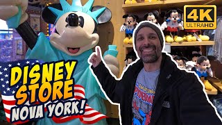 Disney Store Times Square Nova York - Tour Completo em 4K - Atualizado 2024
