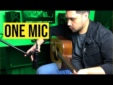 How to Record Acoustic Guitar with ONE MIC