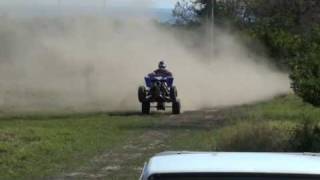 preview picture of video '09 yfz450r  grass track'