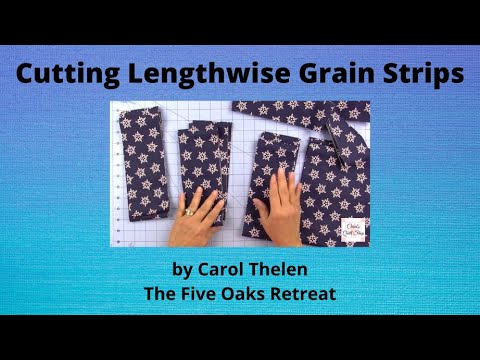 Cutting Lengthwise Grain Strips