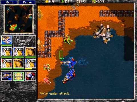 Warcraft 2: Tides of Darkness - Human Campaign Gameplay - Mission 5