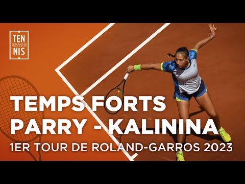 Diane Parry vs Anhelina Kalinina - Temps Forts | Roland-Garros 2023 | FFT