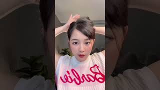 Download lagu ELEGANT HAIR BUN FOR SHORT HAIR #hairstyle mp3