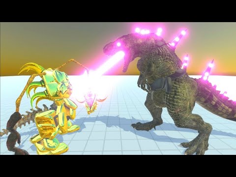 SHINGODZILLASAURUS VS ROBOTSAURUS EPIC BATTLES - ANIMAL REVOLT BATTLE SIMULATORS