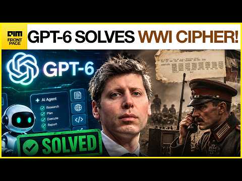 GPT-6 Cracked a 108-Year-Old WWI Military Cipher Hidden ...