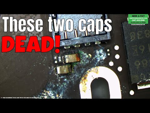 A1932 Macbook Air water damage repair