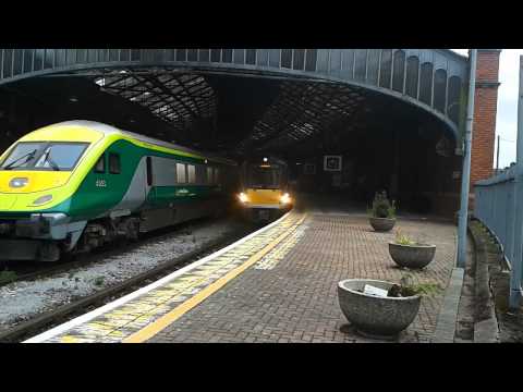 IE Class 22000 ICR departing Cork Kent for Tralee