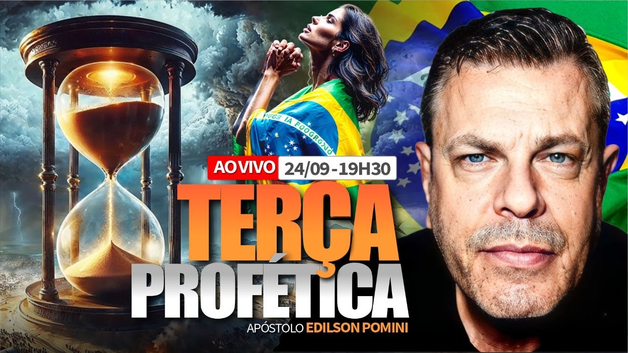 🔥 TERÇA PROFÉTICA [AO VIVO] 24.09.2024 | APÓSTOLO EDILSON POMINI