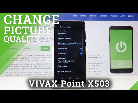 How to Change Quality of Image in Vivax Point X503 - Adjust Photo Quality