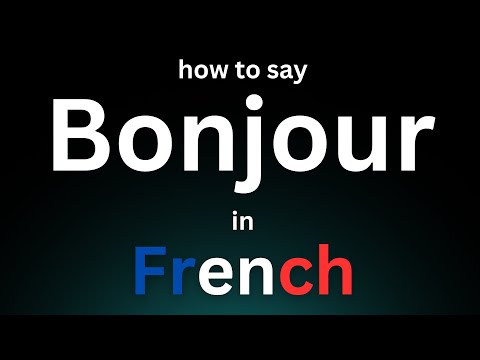 Learn How to Pronounce 'Bonjour'! in French Correctly (French Greeting)