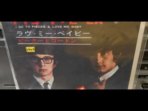 Peter and Gordon I go to pieces 1965 Japan single USD 200 global shipping