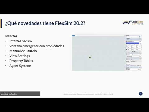 FlexSim 20.2: Sistema de Agentes para Simular Flujos de Personas y Propagación