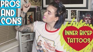 Pros & Cons of Inner Bicep Tattoos